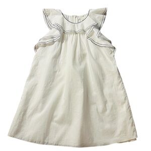 Chloe Kids White Formal Dress With Beautiful Blue accents Size 8